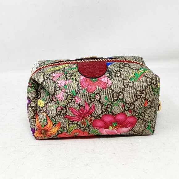 Gucci #9ZW6G8 Ophidia Flora Pouch - Picture 2 of 9